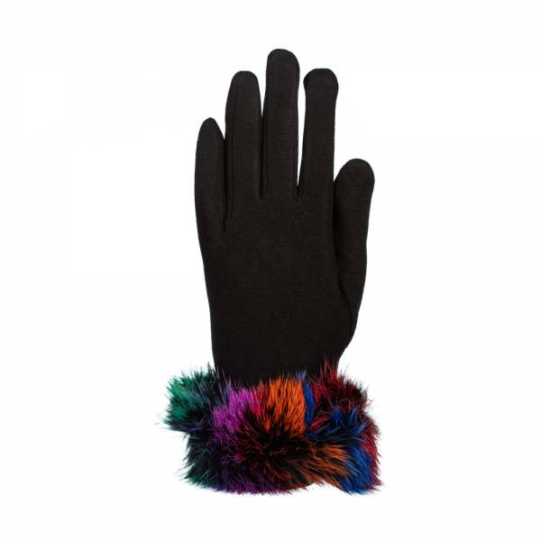Γυναικεία γάντια Sama μαύρα - Kalapod.gr